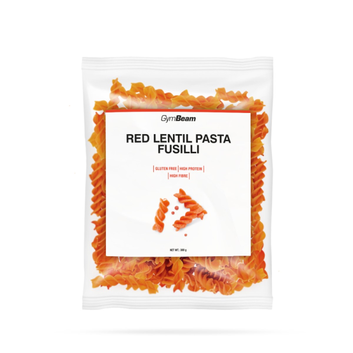 GymBeam Red Lentil Pasta · záber 1