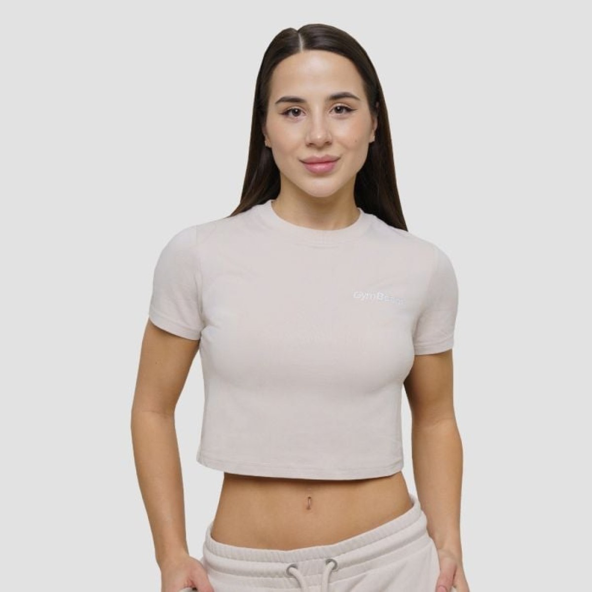 GymBeam Dámske tričko Cropped Agile Desert LL · záber 1