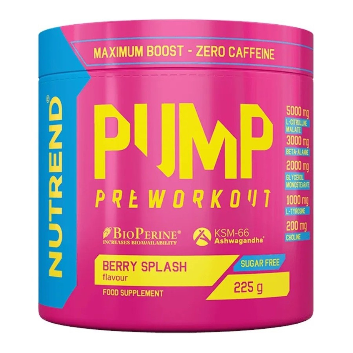 Pump (bez kofeínu) - Nutrend 225 g Rainbow · záber 1