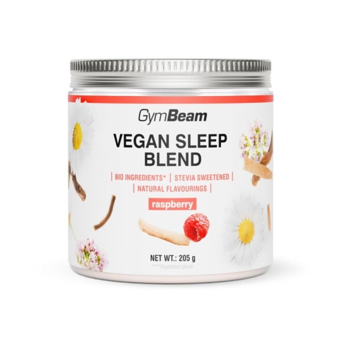 GymBeam Vegan Sleep Blend malina · záber 1