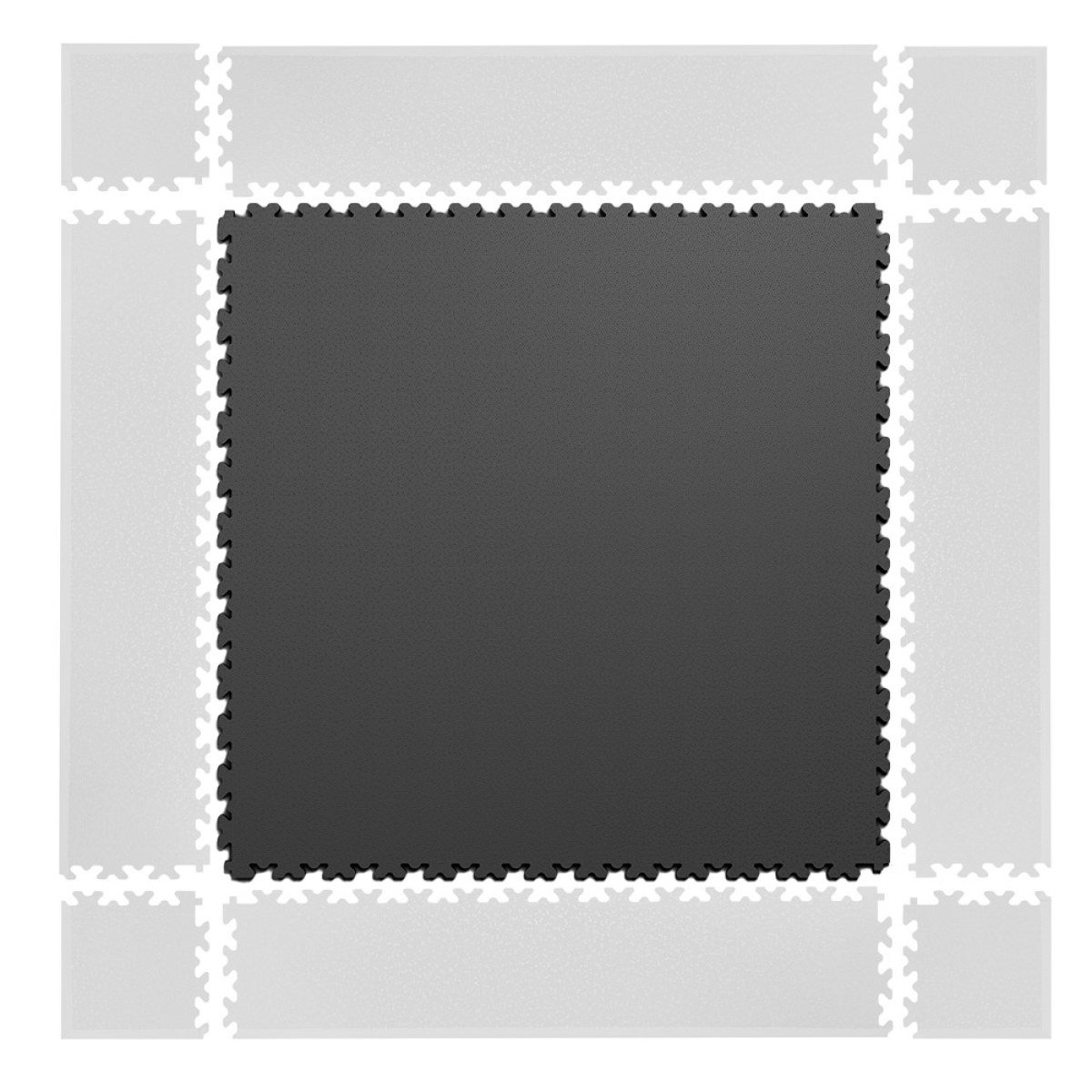 Puzzle záťažová podložka inSPORTline Simple tmavo šedá · záber 1