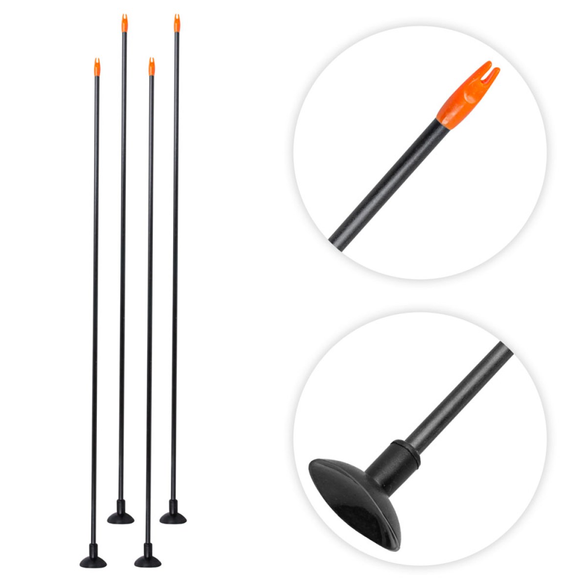Šípy s gumovým hrotom inSPORTline Gumson 26" 4ks · záber 1
