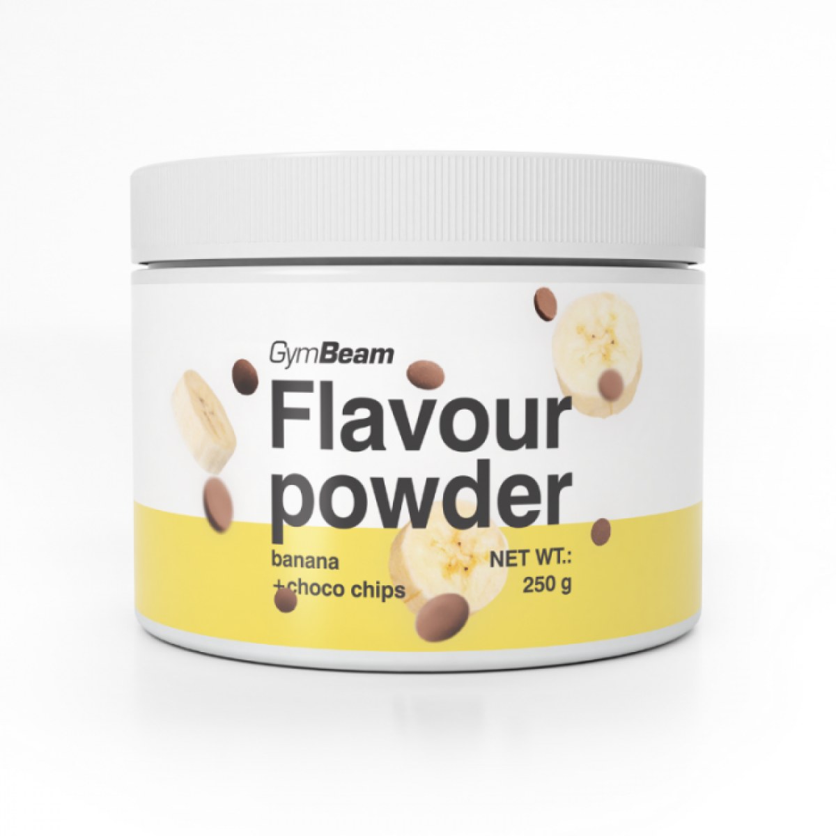 GymBeam Flavour powder banán a čokoládové kúsky · záber 1
