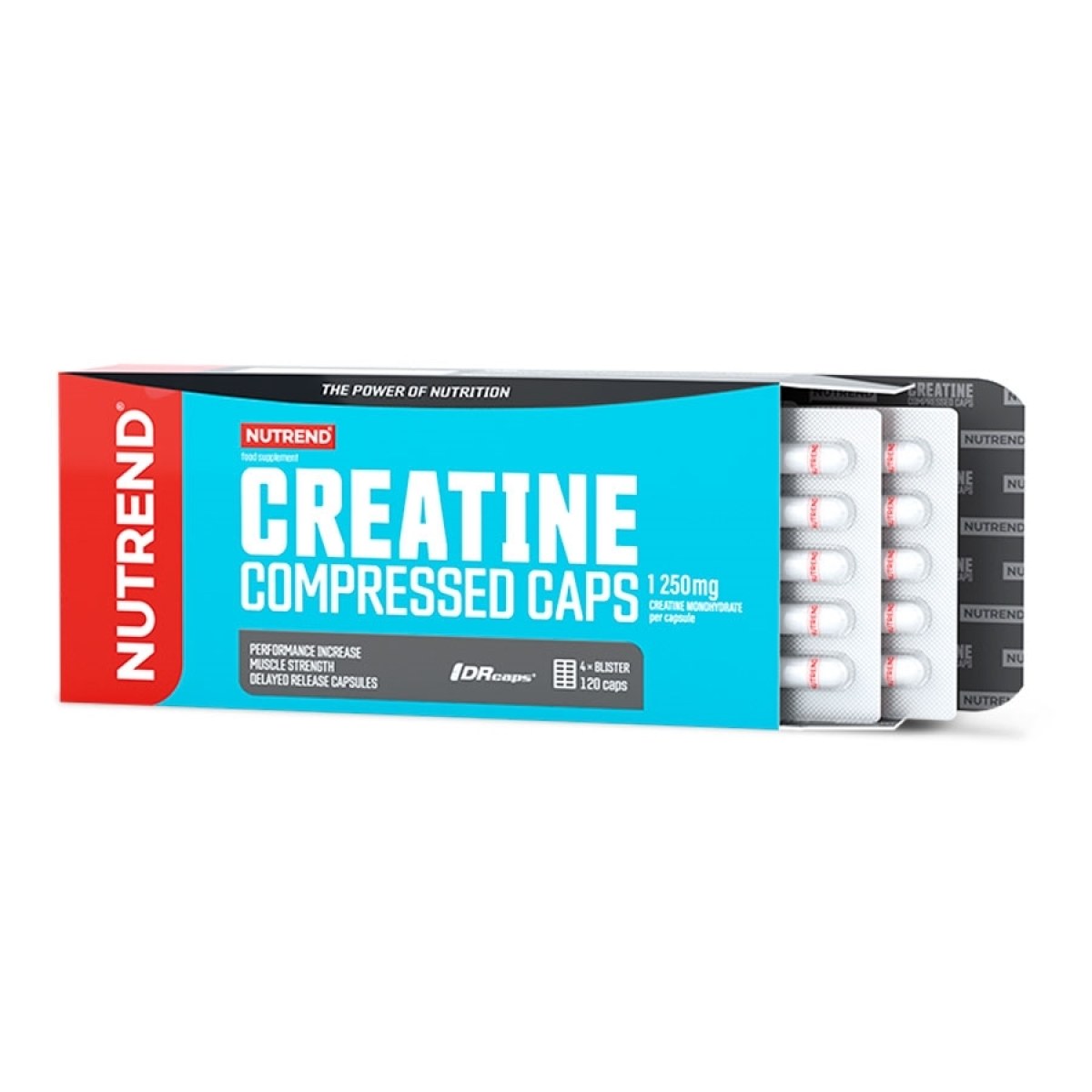 Nutrend Creatine Compressed Caps 120 kapsúl · záber 1