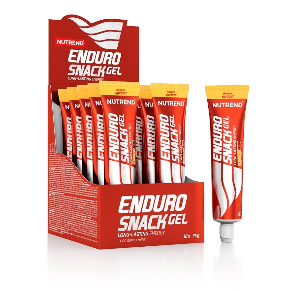Nutrend Endurosnack Gel pomaranč - Príchuť: Pomaranč | Hmotnosť: 0,075 kg | Balenie: 10 · záber 2