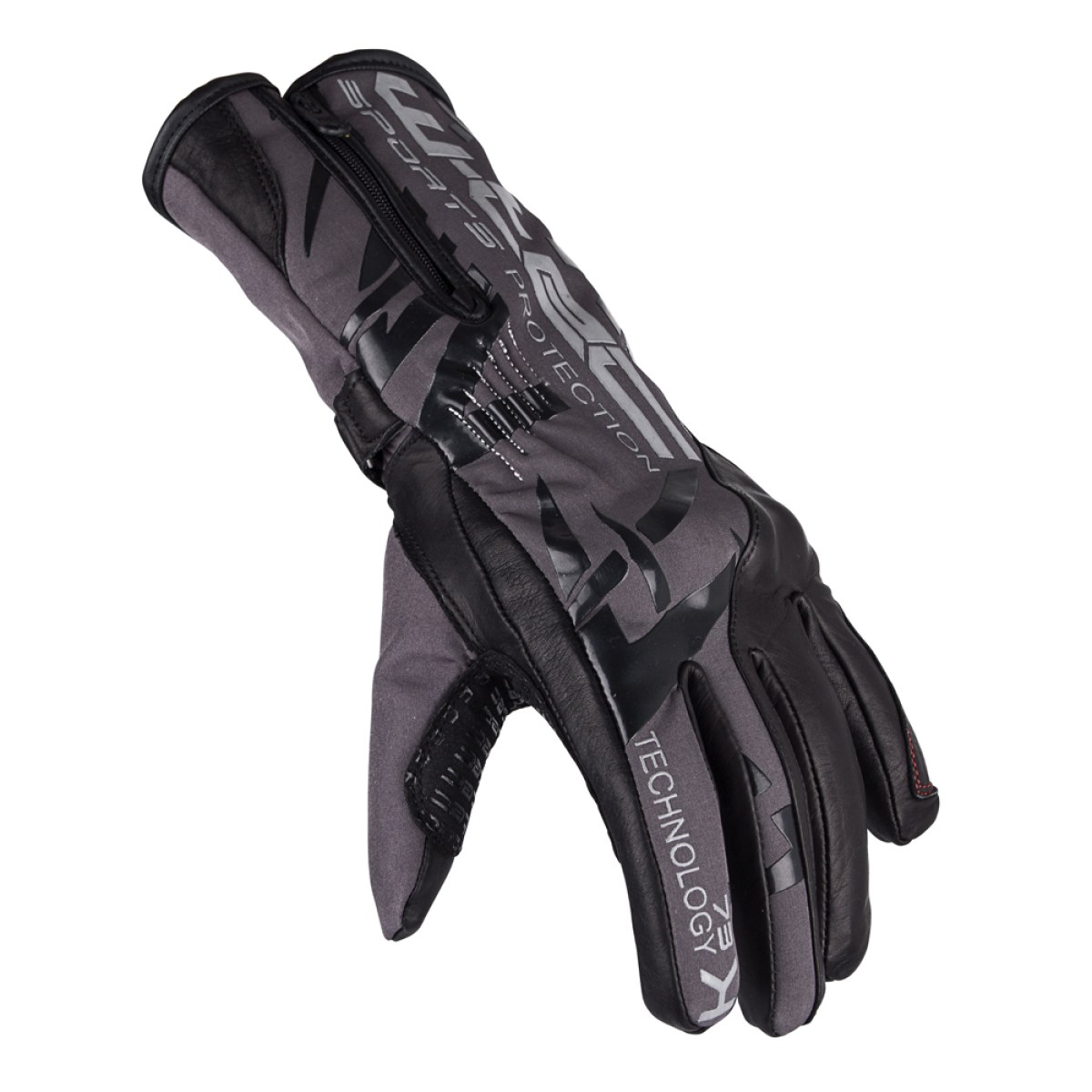 Moto rukavice W-TEC Kaltman - Veľkosť: 3XL | Farba: Sivá · záber 1