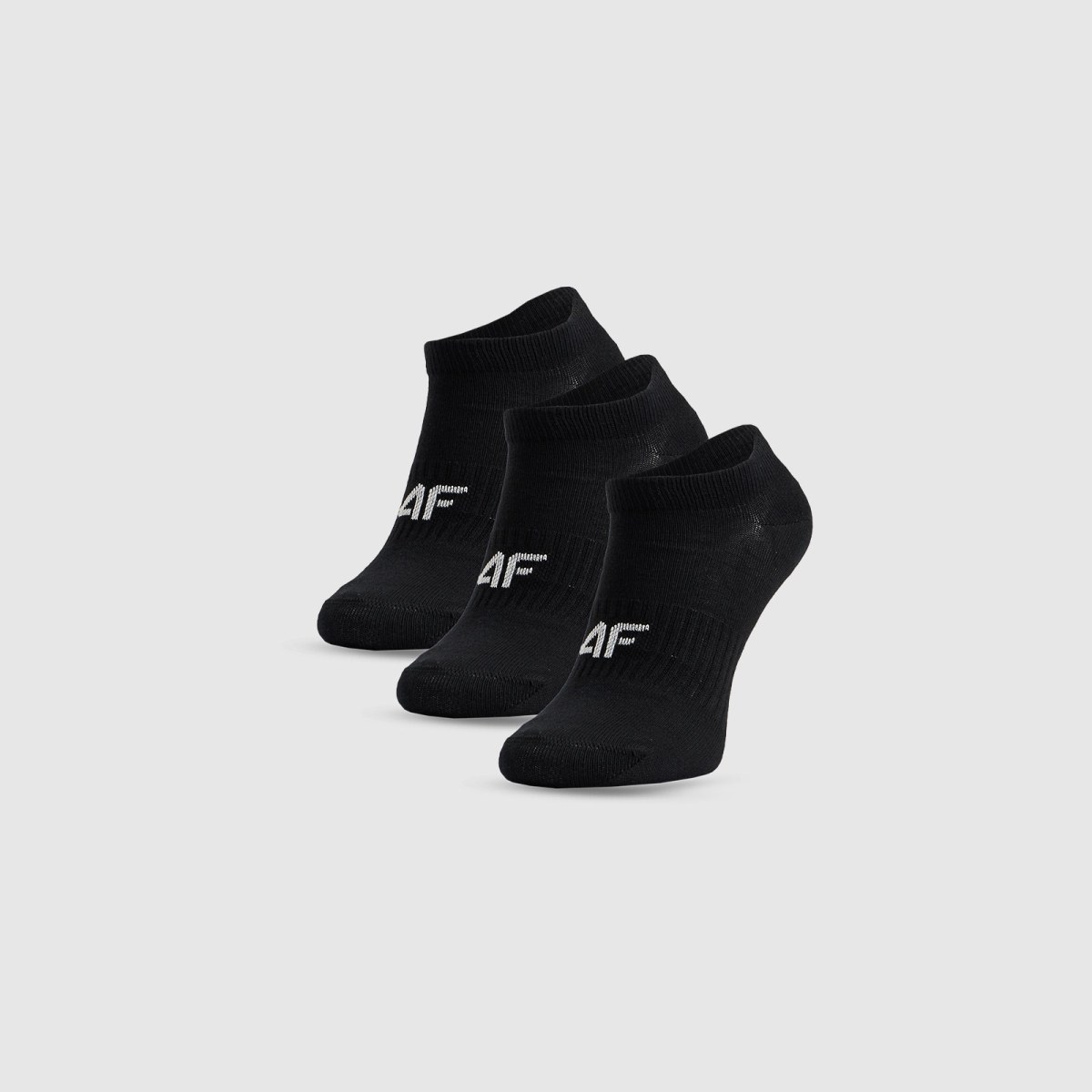 Ponožky krátke (3-pack) dievčenské - čierne · záber 1