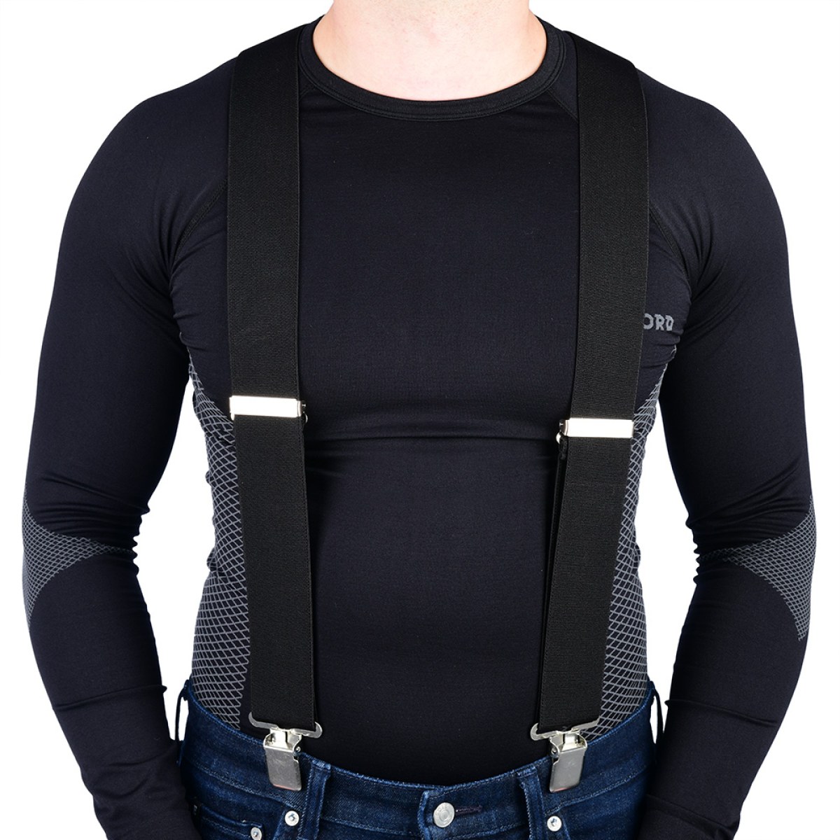 Oxford Riggers Braces, čierne · záber 1