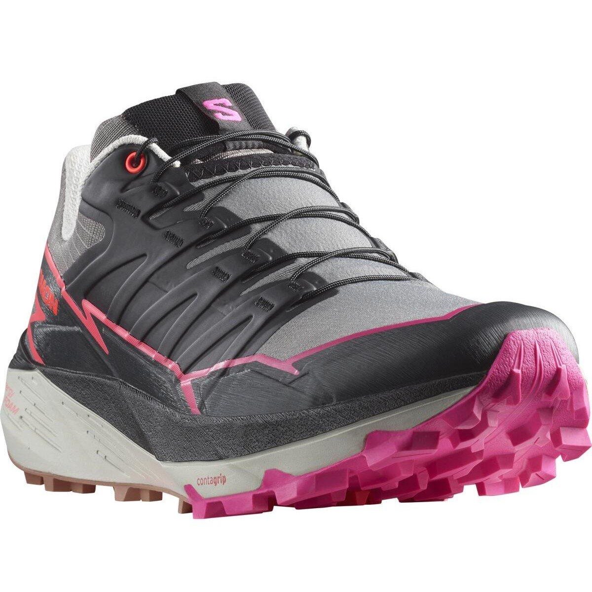 Salomon Thundercross W - Veľkosť: 40 | Farba: Ružová, Sivá · záber 2