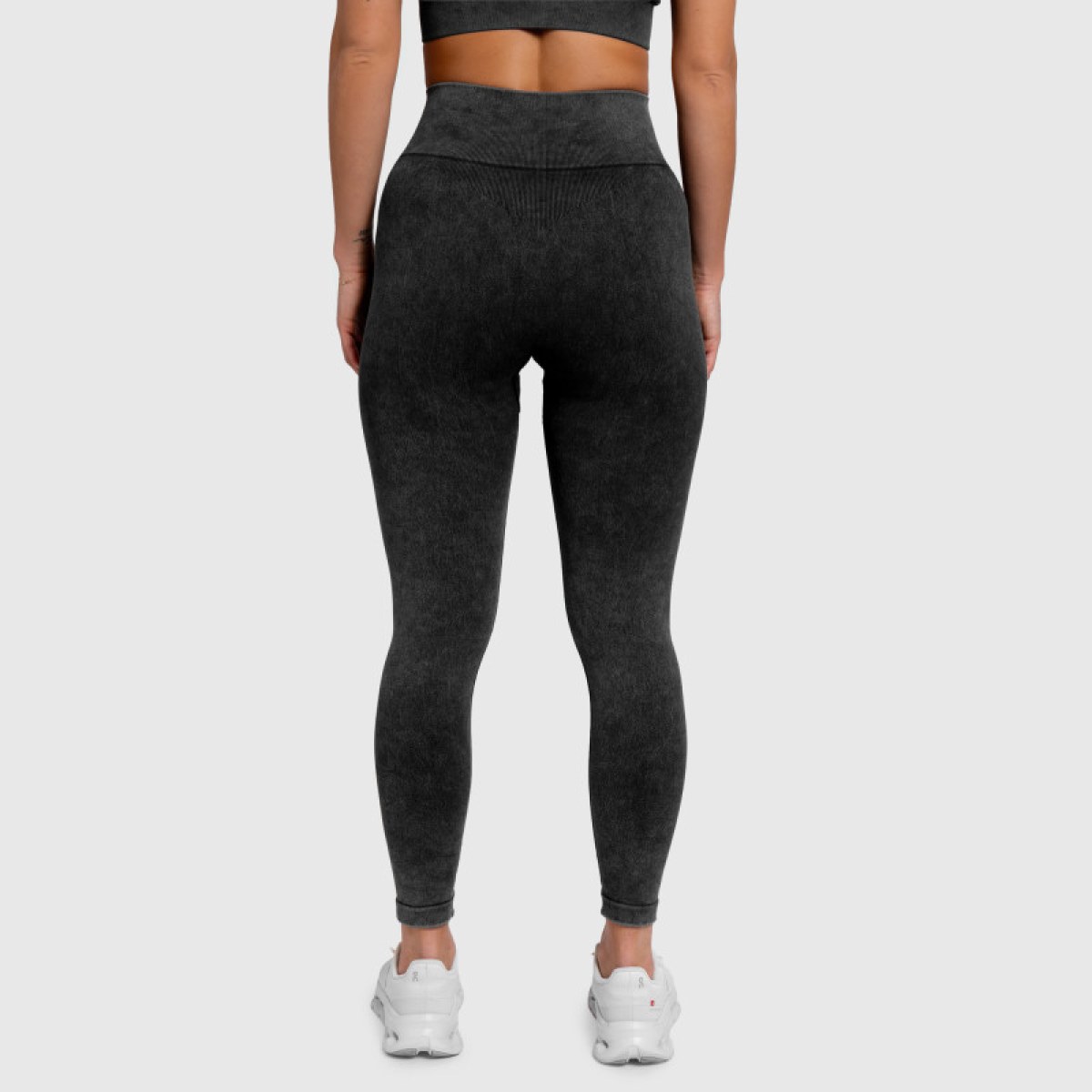 Dámske legíny Iron Aesthetics Faded, washed black · záber 4