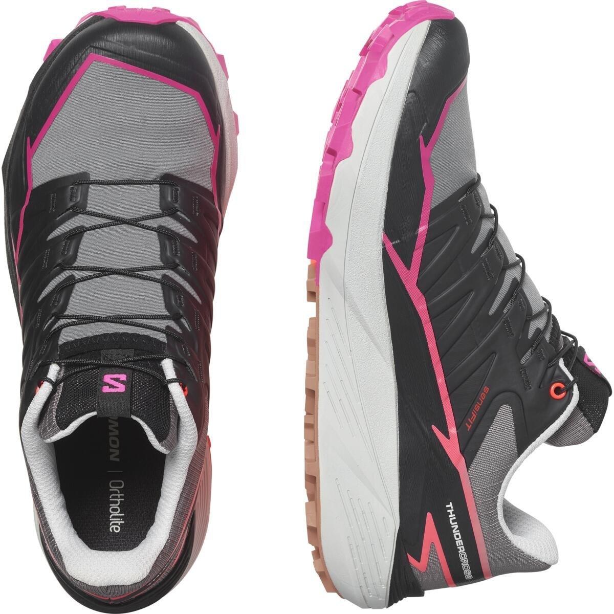 Salomon Thundercross W - Veľkosť: 40 | Farba: Ružová, Sivá · záber 3