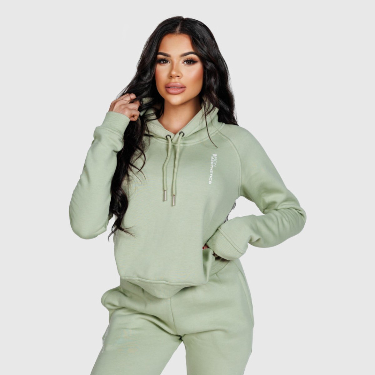 Dámska športová mikina Iron Aesthetics Comfy, zelená · záber 1