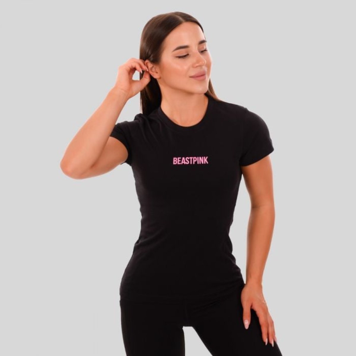 BeastPink Dámske tričko Daily Black L · záber 1