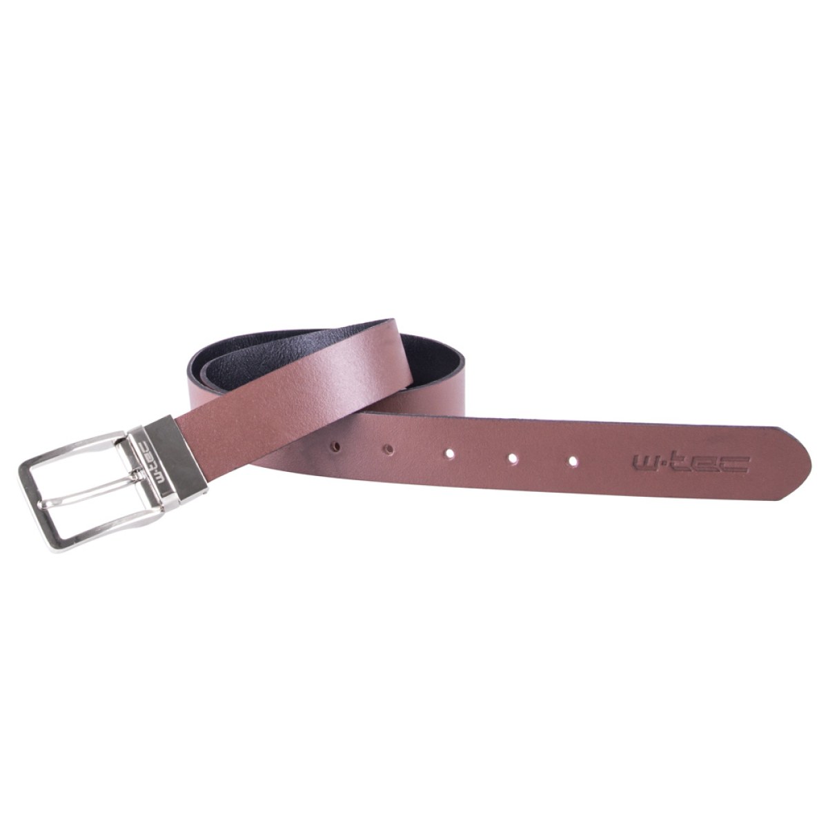 Kožený opasok W-TEC Machoo Dĺžka 95 cm, - Farba: Hnedá, Čierna · záber 2