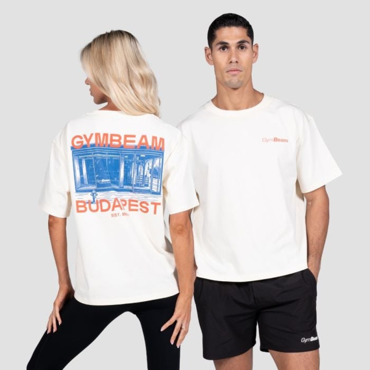 GymBeam Tričko Budapest Cream XL · záber 1