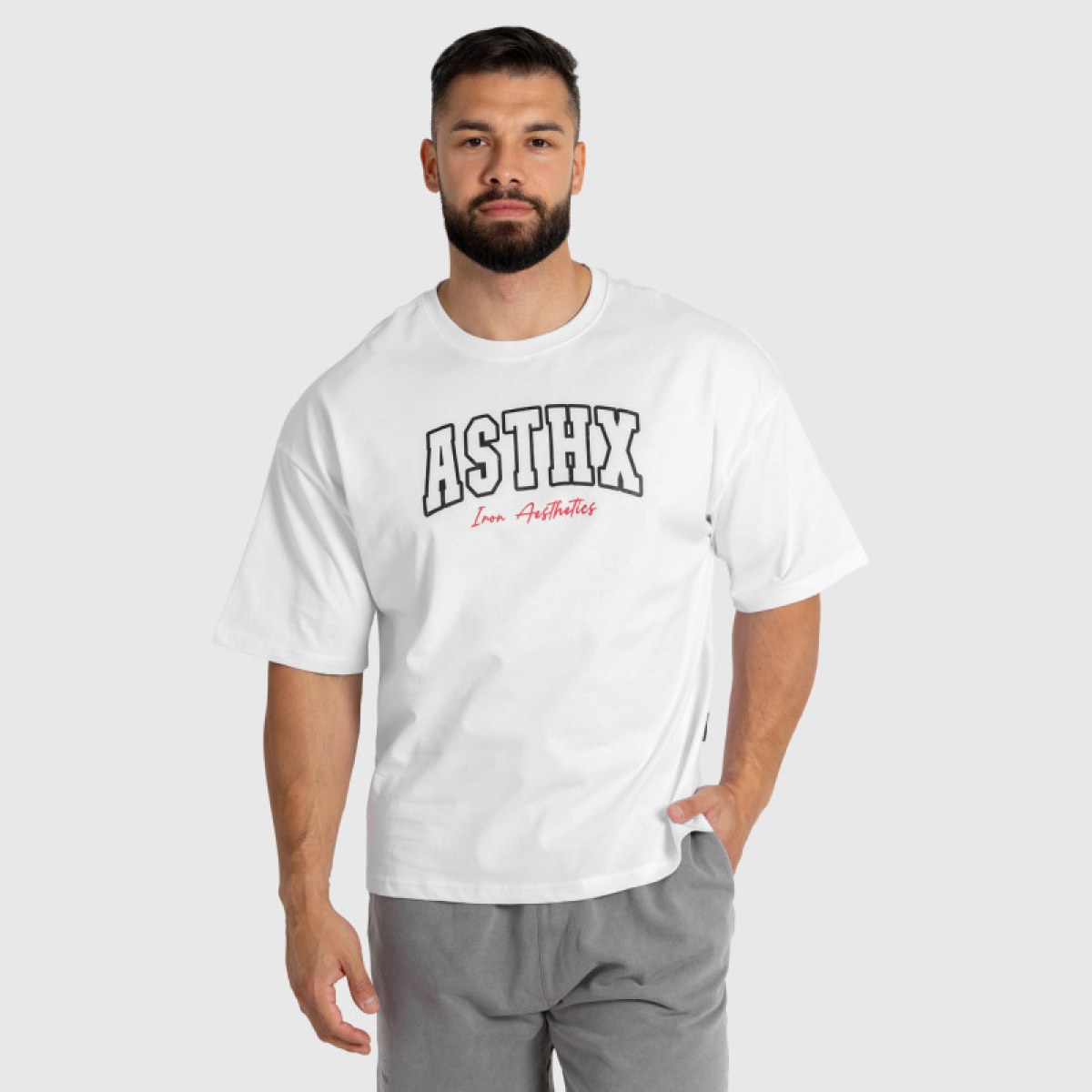 Pánske tričko Iron Aesthetics ASTHX, white · záber 2