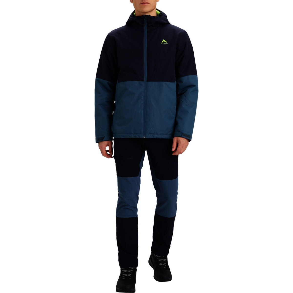 McKinley Tetil Hooded Jacket - Veľkosť: XXL | Farba: Čierna, Modrá · záber 5