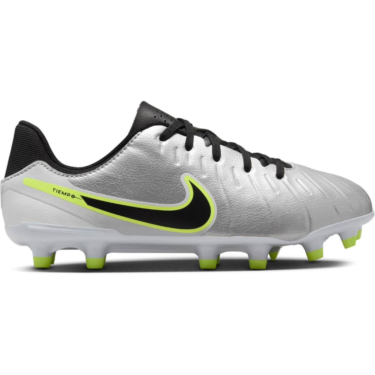 Nike Tiempo Legend 10 Academy MG Kids - Veľkosť: 36,5 | Farba: Sivá, Strieborná · záber 1