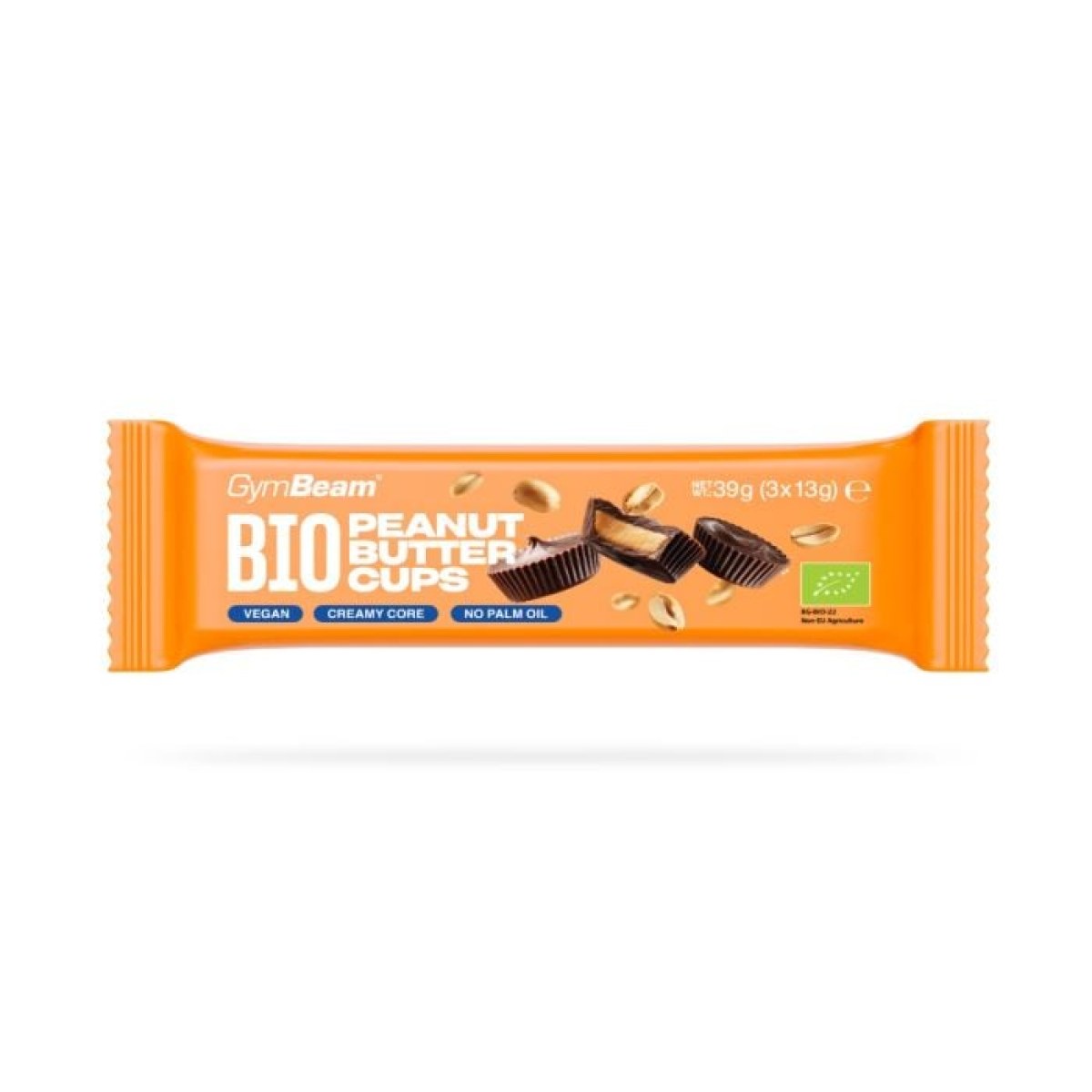 GymBeam BIO Košíčky s arašidovým maslom - Hmotnosť: 0,039 kg · záber 1
