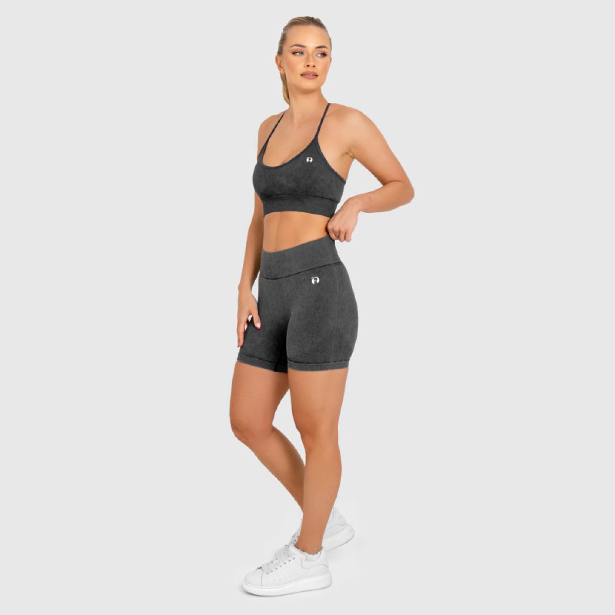 Fitness súprava Iron Aesthetics Faded v2, washed black · záber 1