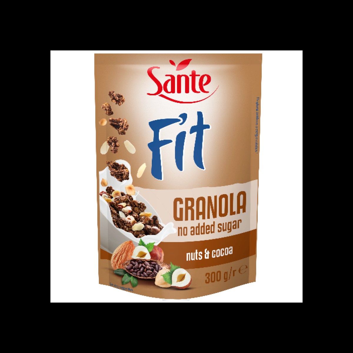 Sante Fit Granola orechy a kakao - Príchuť: Orechy a kakao | Hmotnosť: 3,6 kg | Balenie: 12 · záber 1