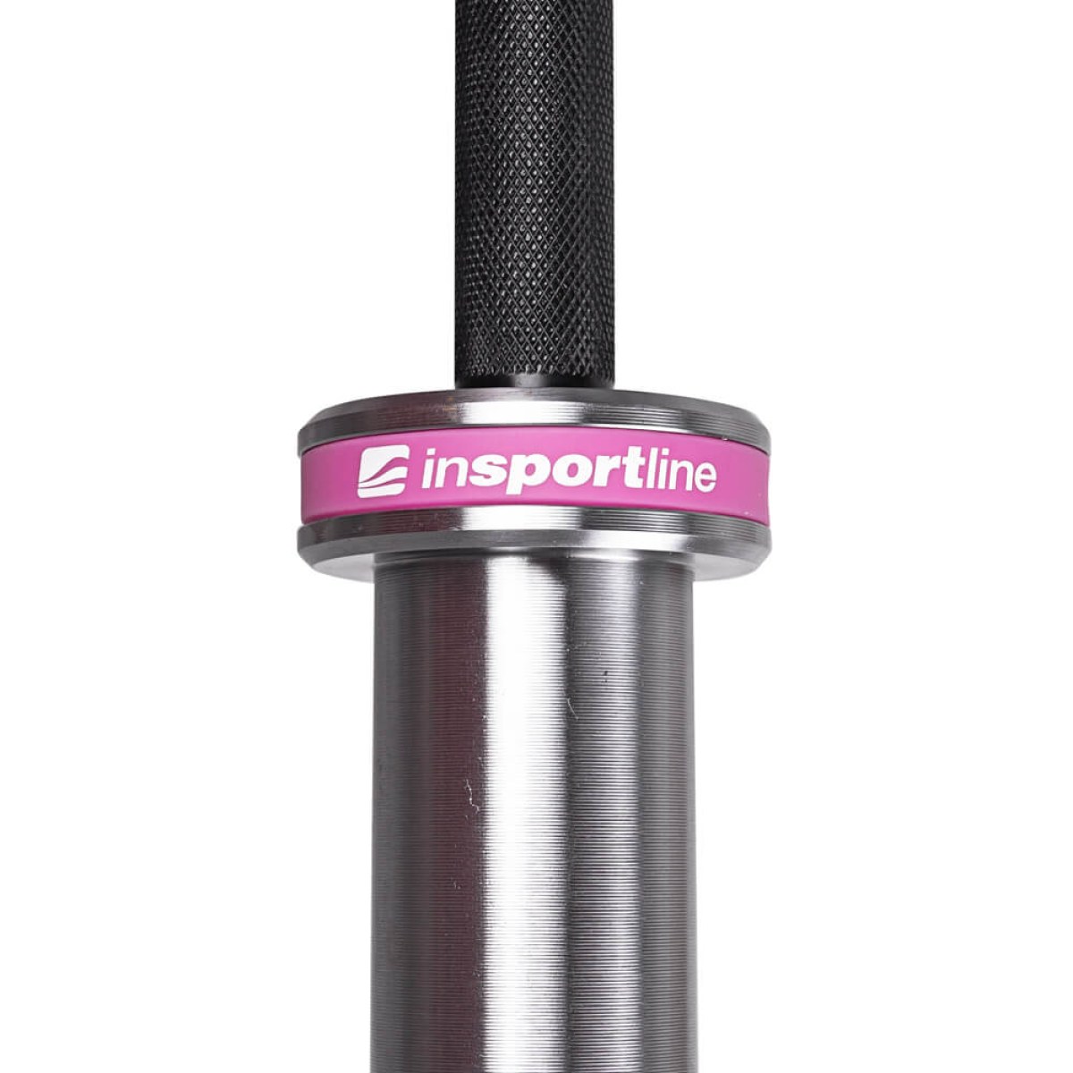 Vzpieračská tyč s ložiskami inSPORTline OLYMPIC OB-86 WTBH4 201cm/50mm • 15kg • do 225 kg • bez objímok · záber 3
