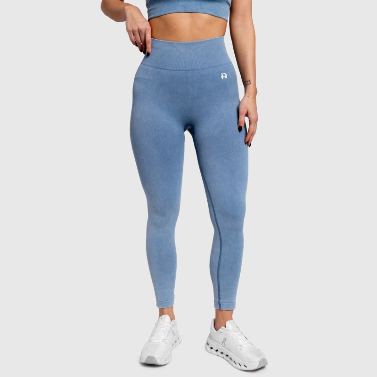 Dámske legíny Iron Aesthetics Faded, washed blue · záber 1