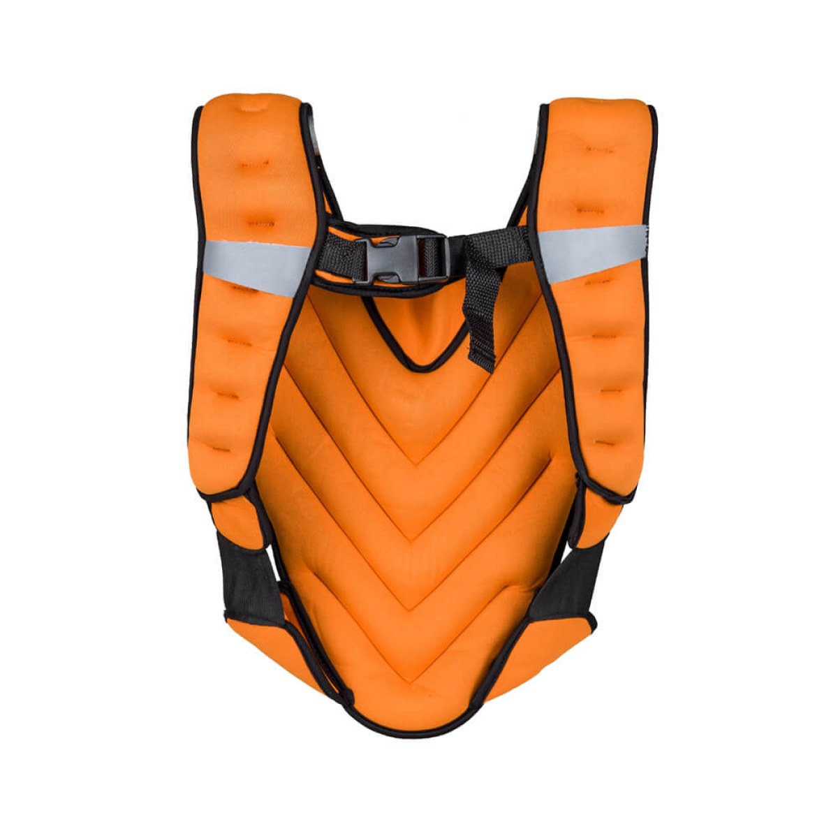 Záťažová vesta inSPORTline Klaper 5 kg - Farba: Oranžová · záber 3