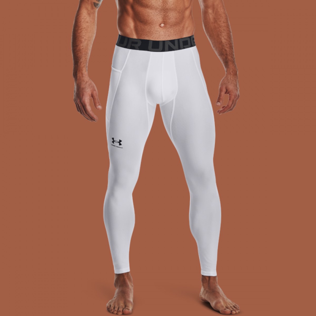 Under Armour Kompresné legíny HG Armour Leggings White LL · záber 1