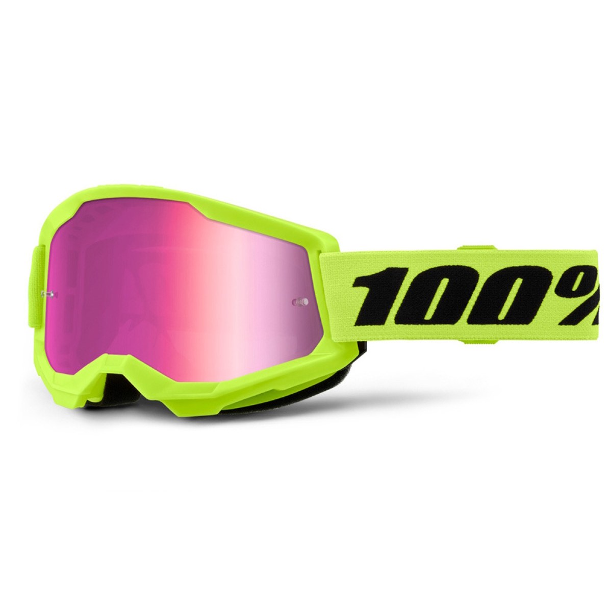100% Strata 2 Junior Mirror White, strieborné plexi · záber 2