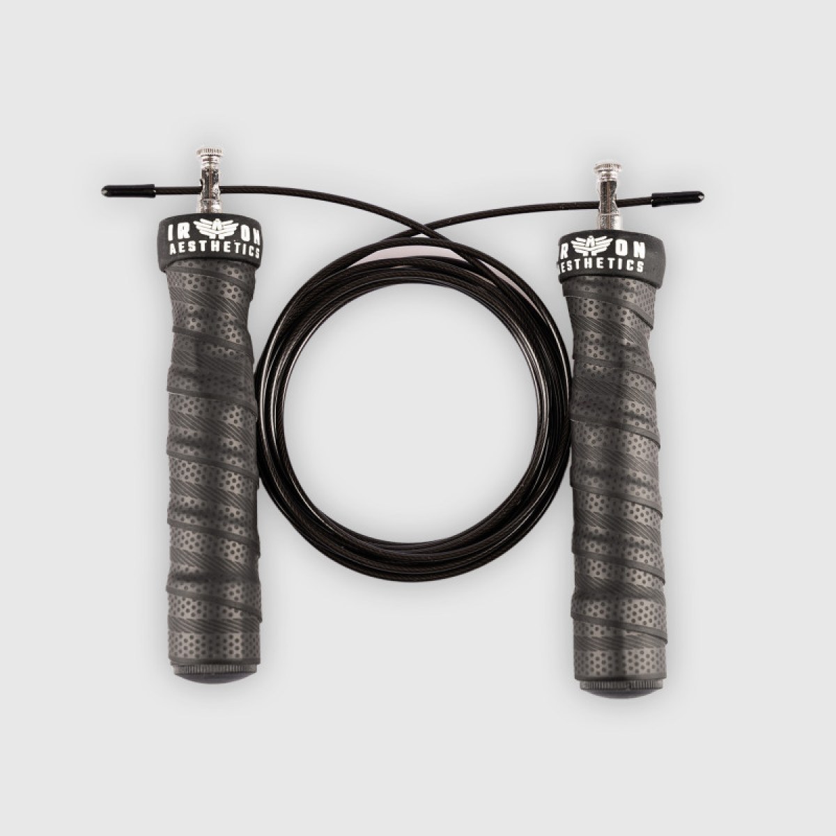 Švihadlo Iron Aesthetics Heavy Jump, čierne · záber 1