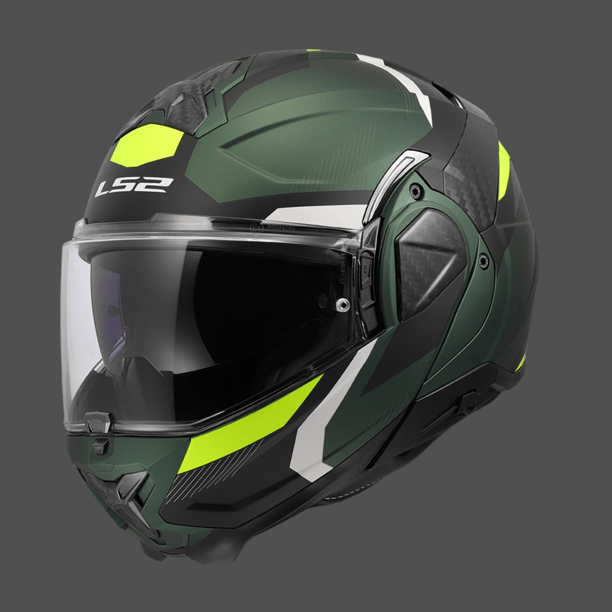LS2 FF910 Advant II Triple Olive L (59-60) · záber 4
