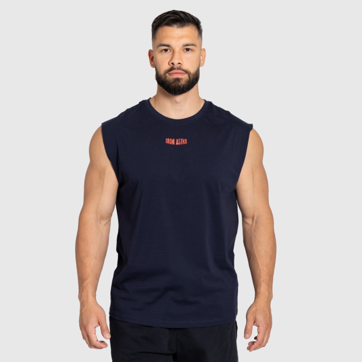 Pánske tielko Iron Aesthetics Built by Iron, navy · záber 2