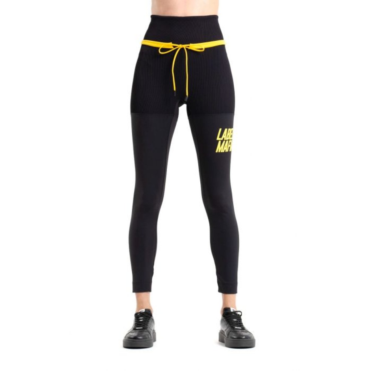 LABELLAMAFIA Dámske legíny Fan Black SS · záber 1