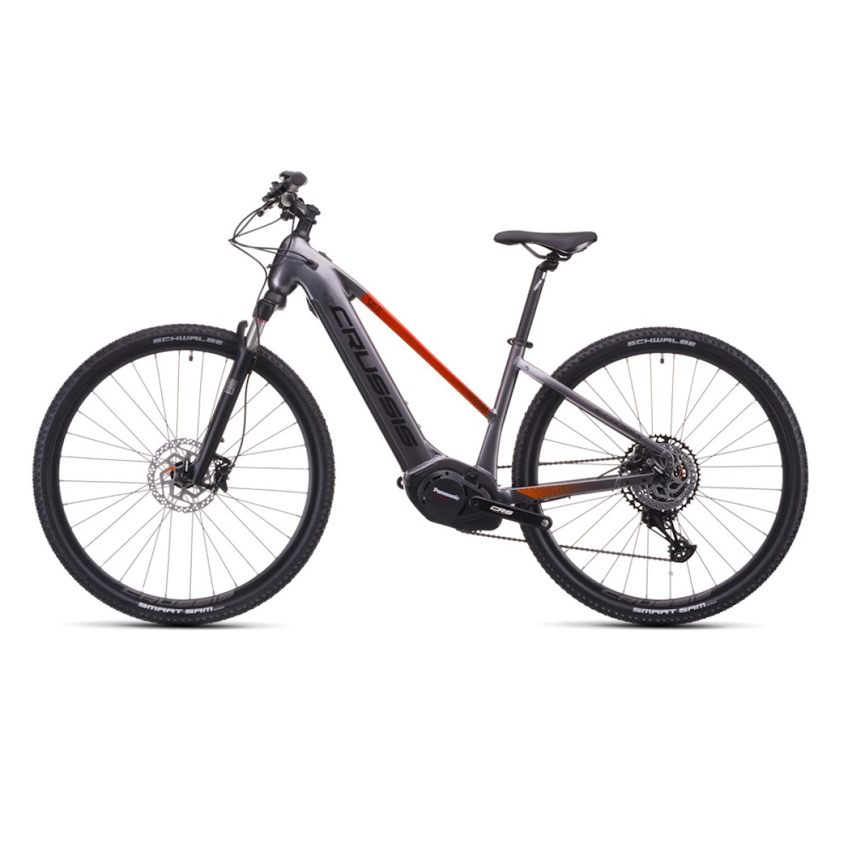 Crussis e-Cross Low 9.11 715Wh 28" - model 2026 16" (155-170 cm) · záber 2