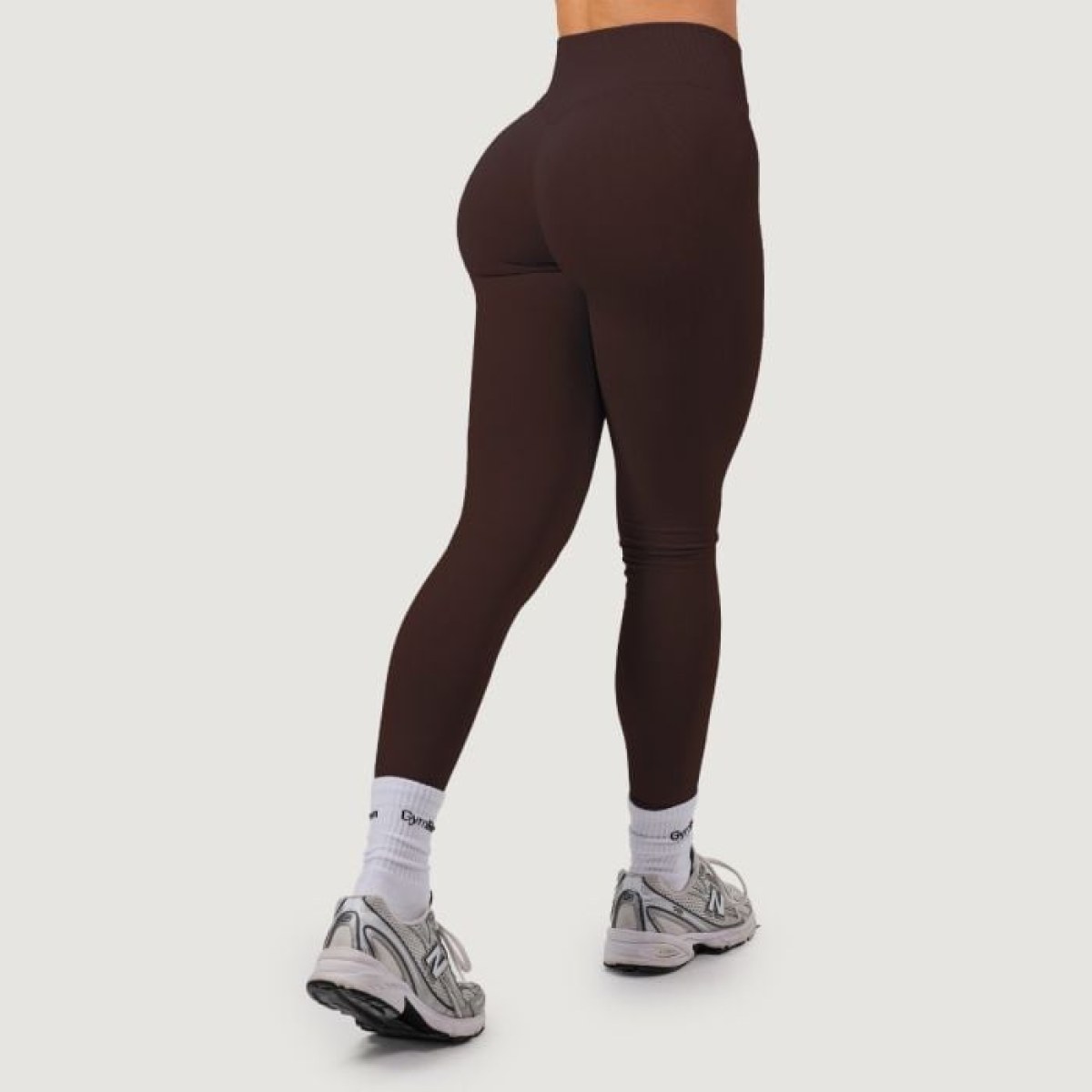 GymBeam Dámske bezšvové legíny NEO Mocha XS · záber 1
