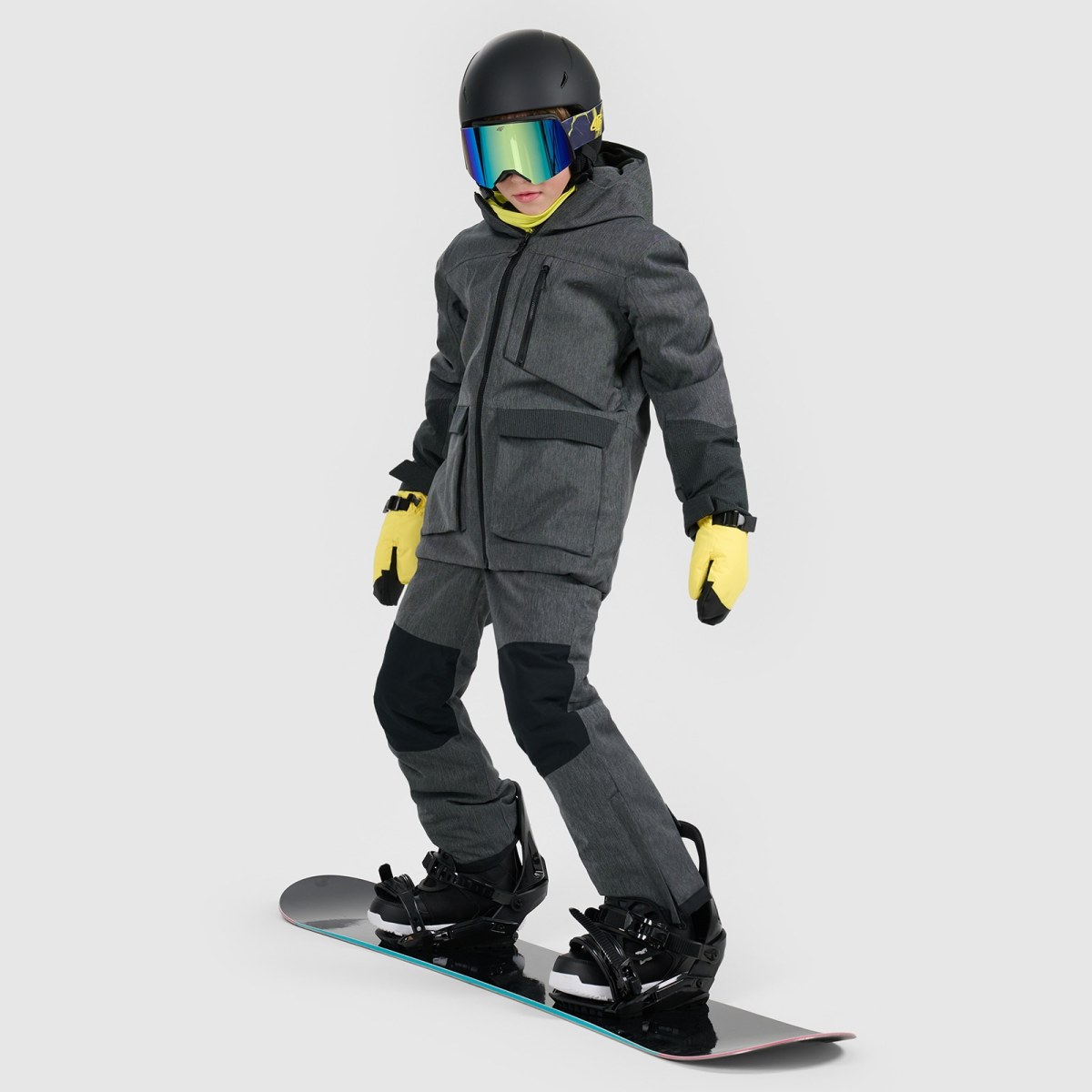 Snowboardová bunda membrána 10000 detská - čierna · záber 2