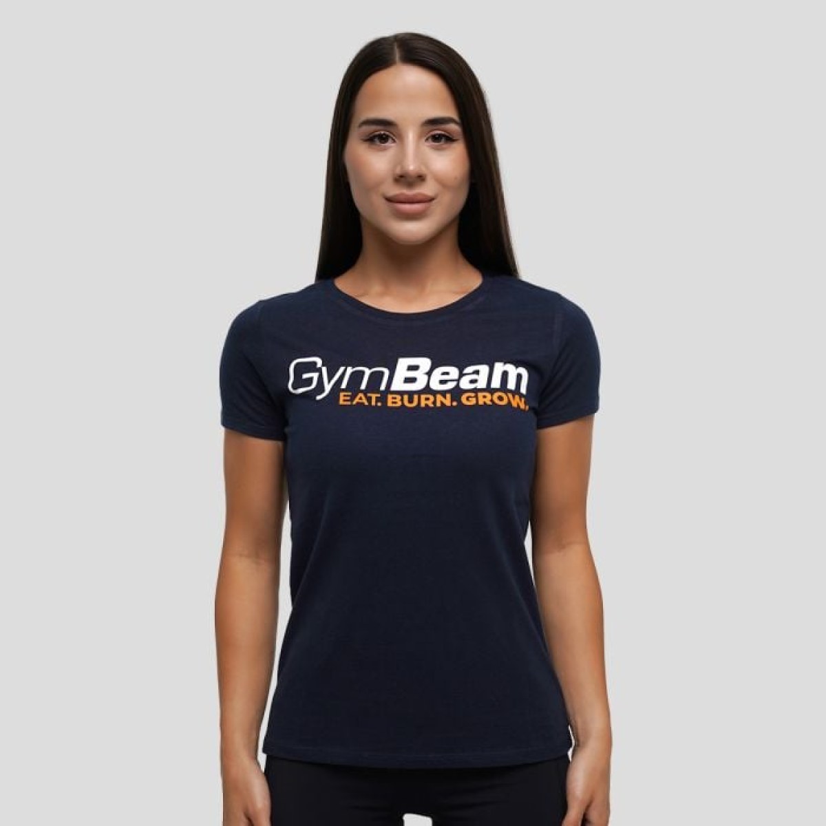 GymBeam Dámske tričko Grow Navy LL · záber 1