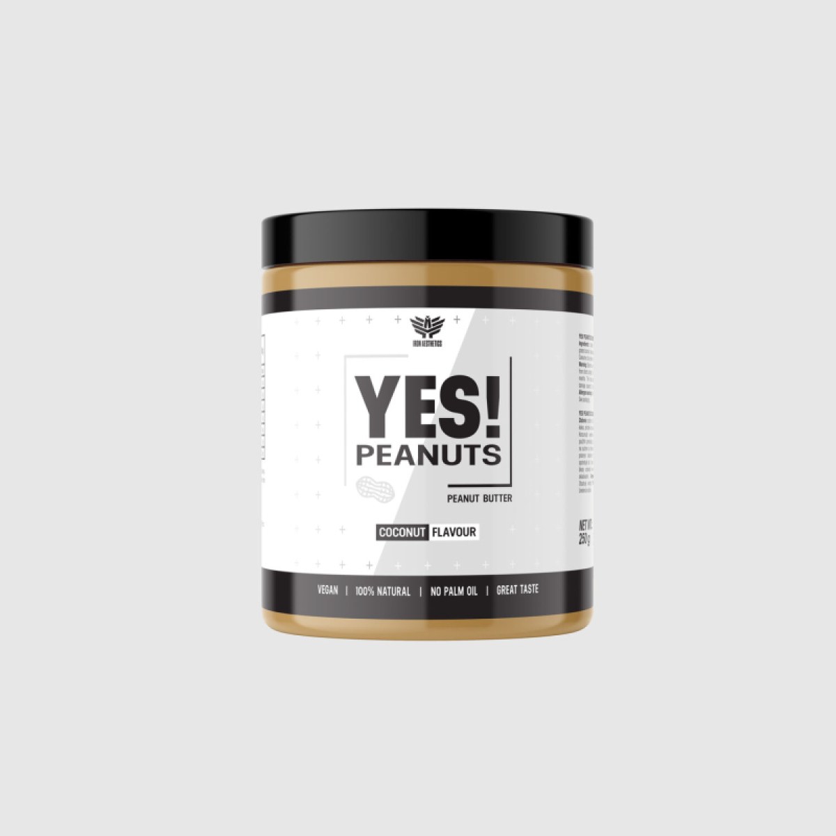 Arašidové maslo YES! Peanuts kokos 250 g - Iron Aesthetics · záber 1