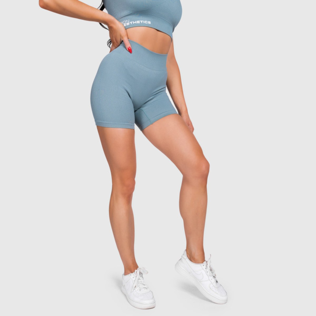Športové šortky Iron Aesthetics Elevate, sivé · záber 4