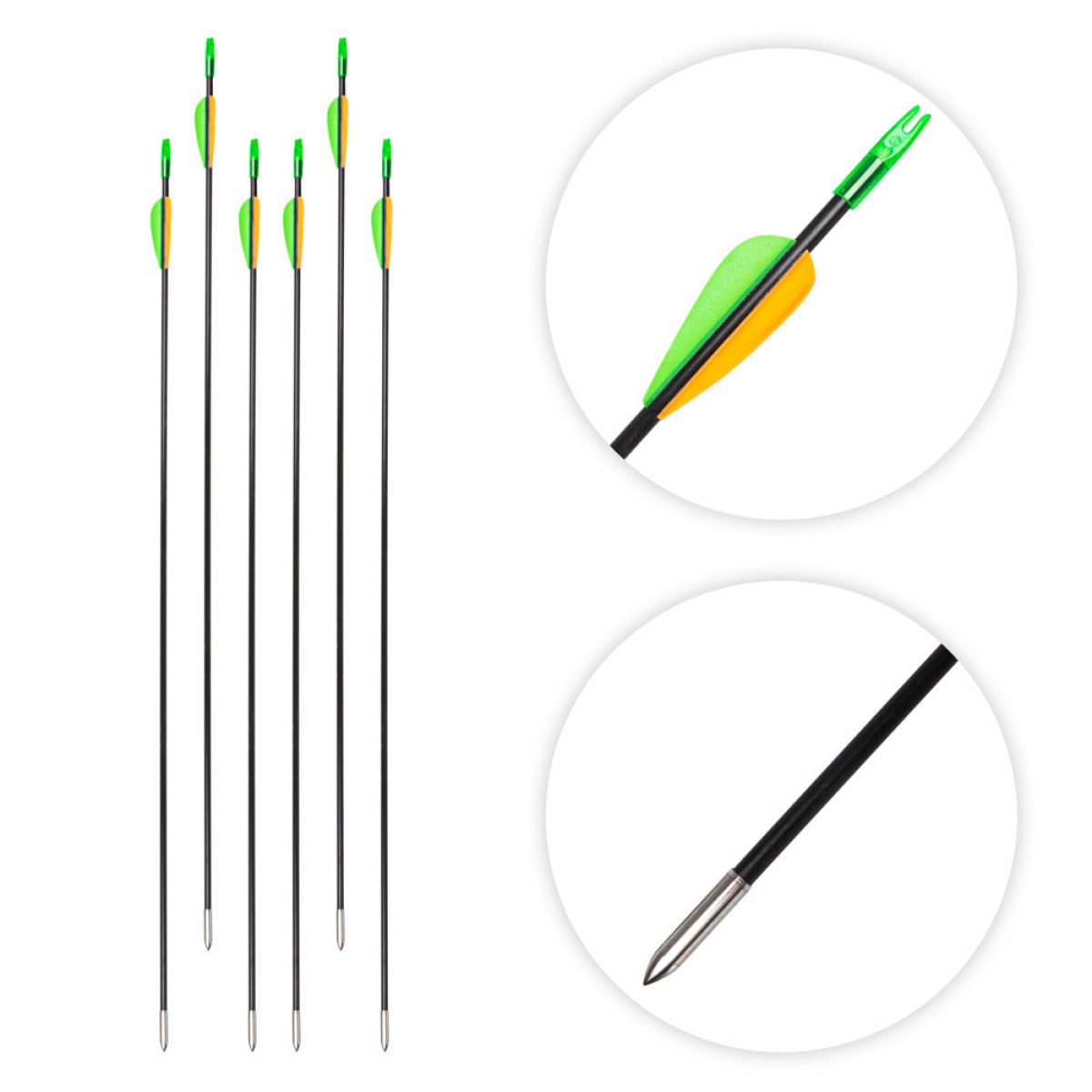 Laminátové šípy inSPORTline Klarkson 30" 6ks · záber 1