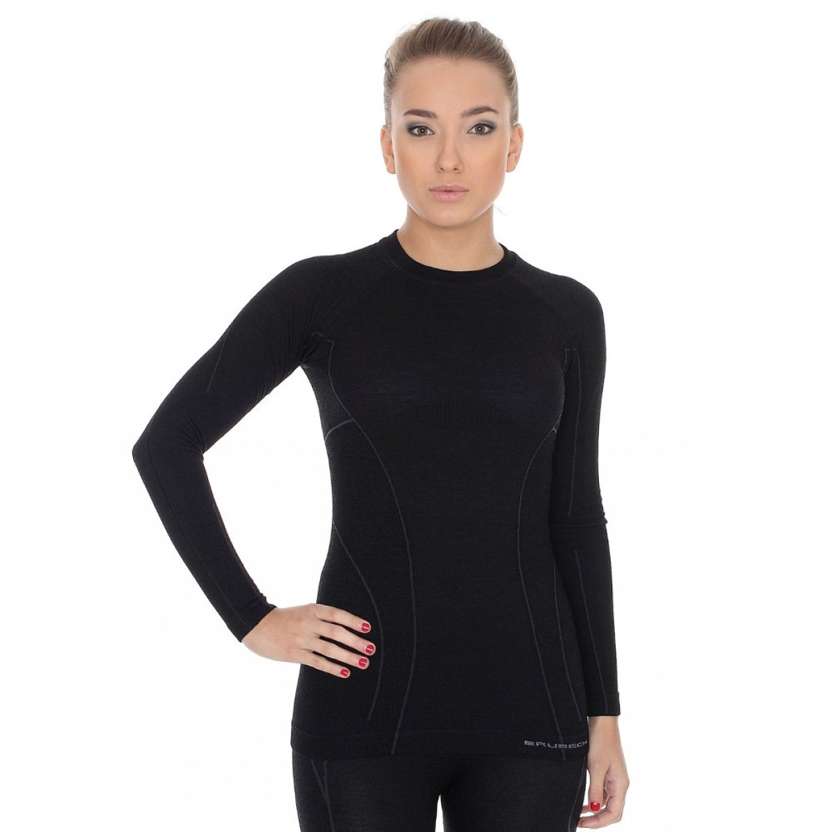 Brubeck Active Wool Black - XL - Veľkosť: XL | Farba: Čierna · záber 1