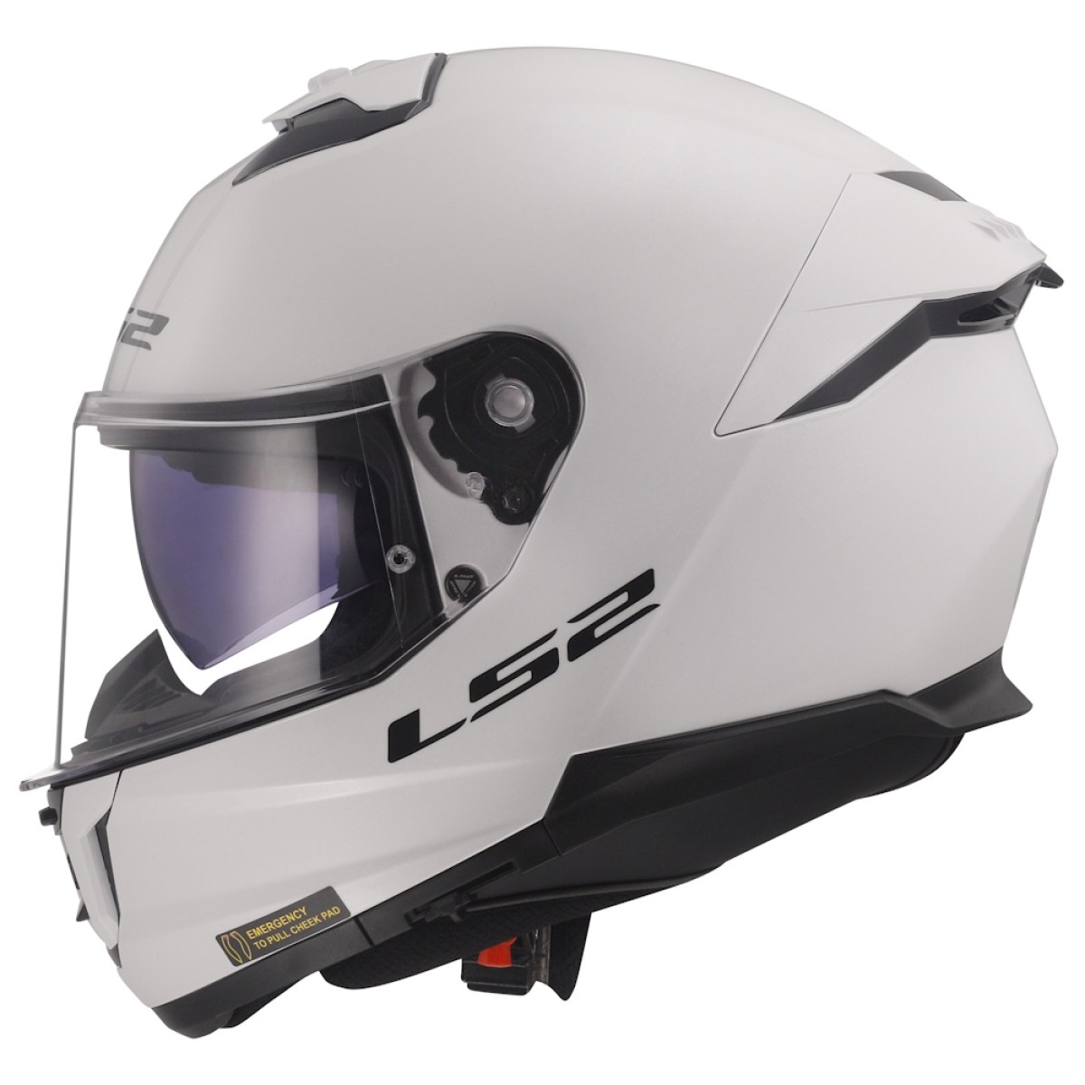 LS2 FF808 Stream II Gloss White M (57-58) · záber 2