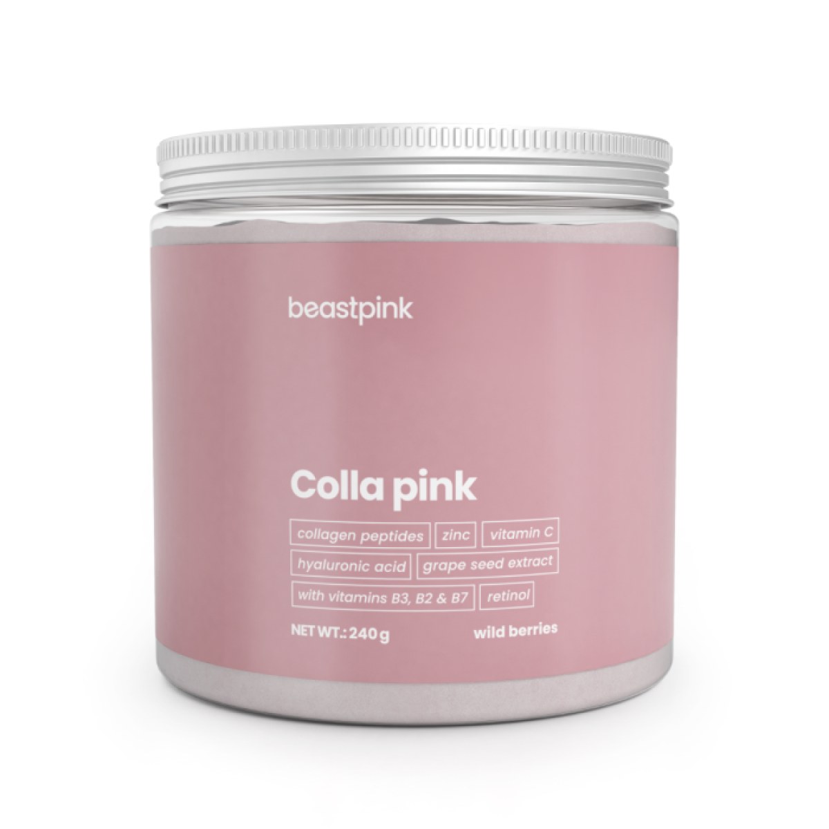 BeastPink Colla Pink lesné ovocie · záber 1