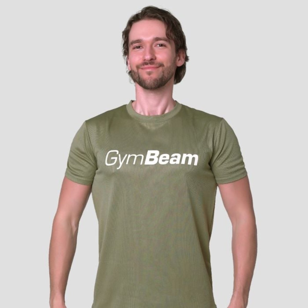 GymBeam Tričko Mesh Essence Green M · záber 1