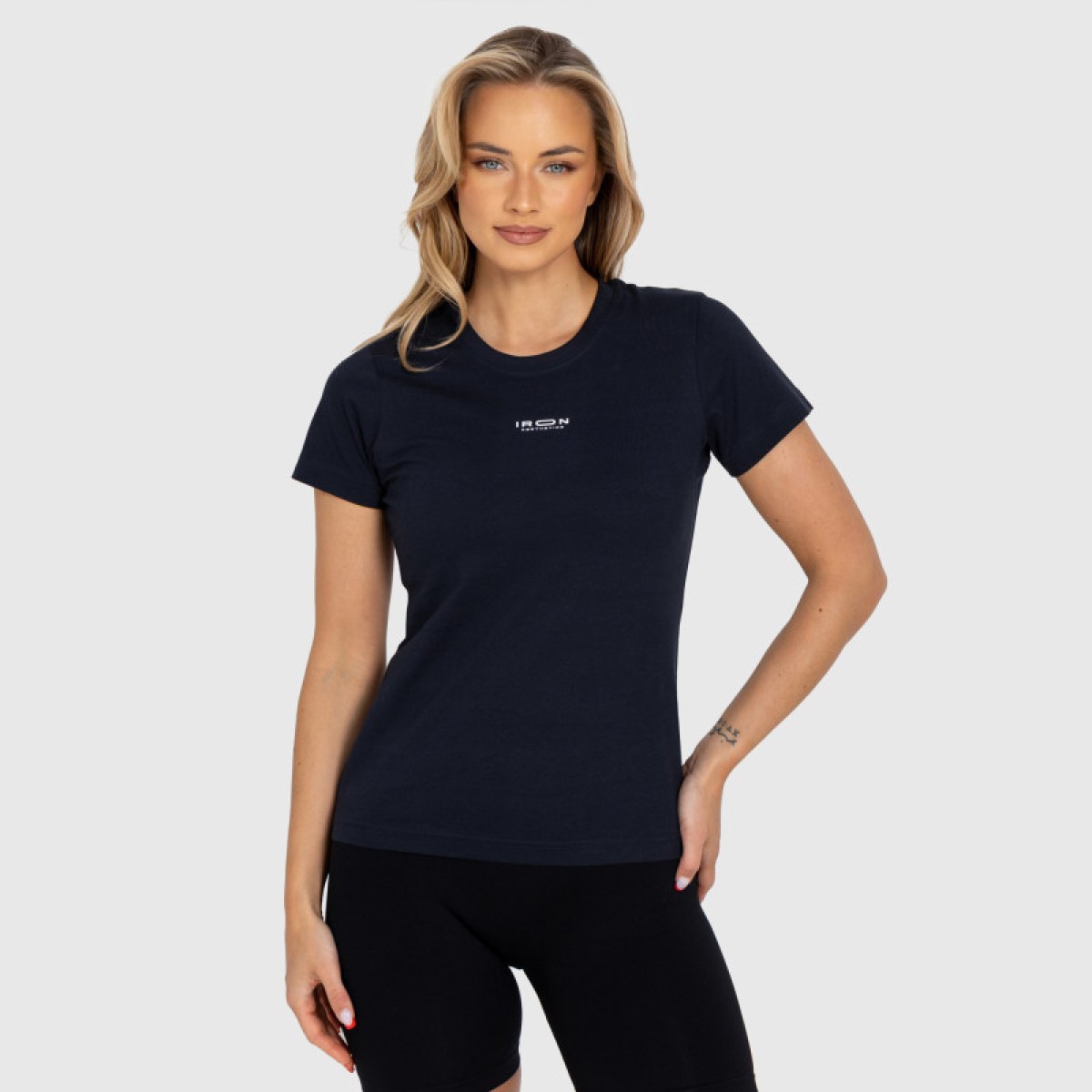 Dámske tričko Iron Aesthetics Basic, navy · záber 1