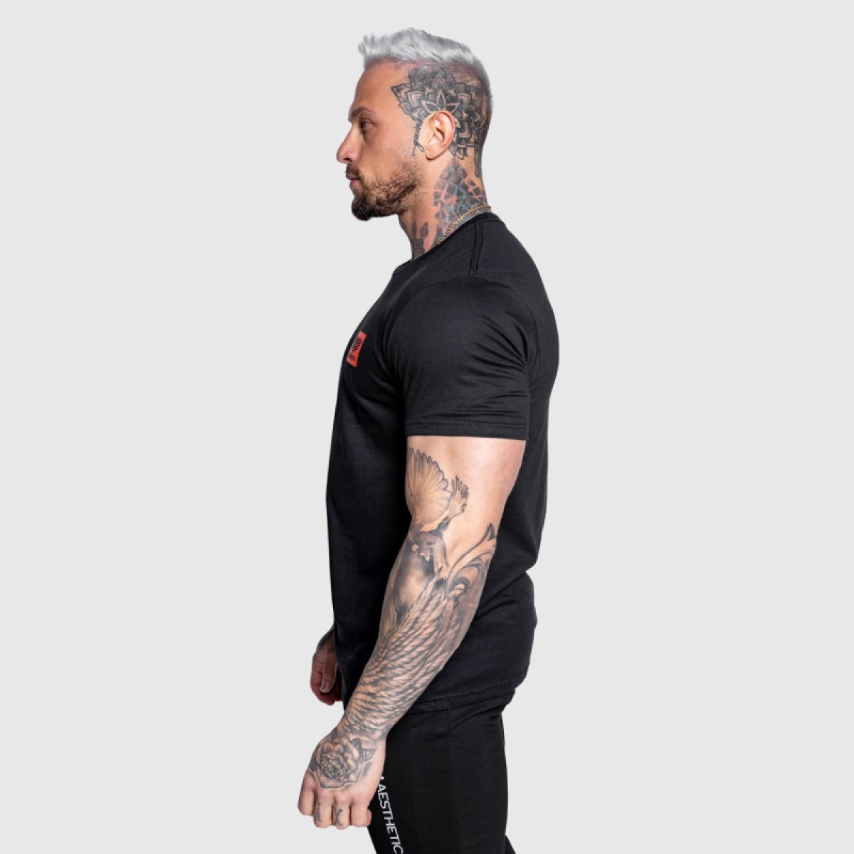 Pánske športové tričko Iron Aesthetics Quick, čierne · záber 3