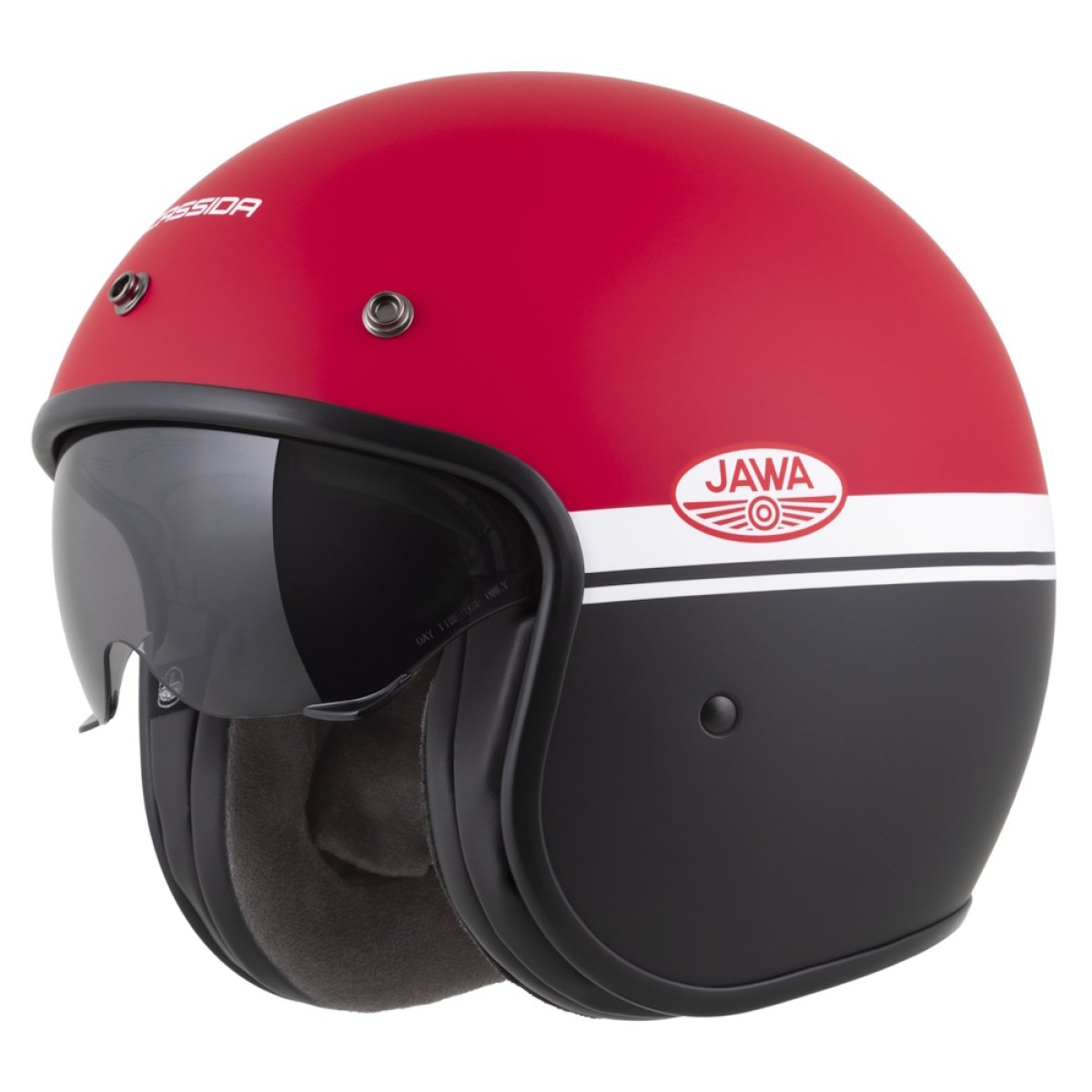 Cassida Oxygen Jawa OHC 2.0 červená matná/černá/bílá L (59-60) · záber 2
