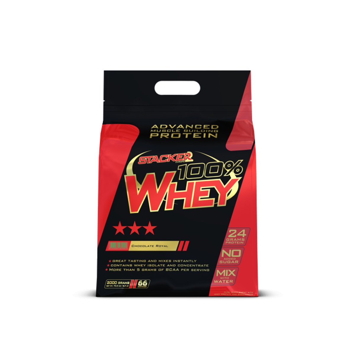 Stacker 2 100% Whey čokoláda · záber 1