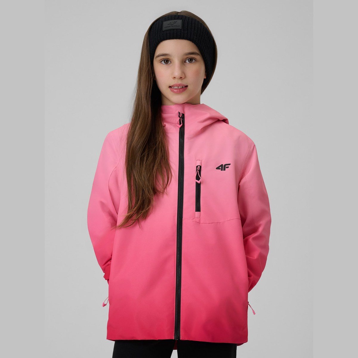 Prechodná bunda membrána 5000 dievčenská - multicolor · záber 2